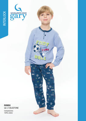 PIGIAMA BAMBINO M/L S30024 Tellini S.r.l. Ingrosso Abbigliamento